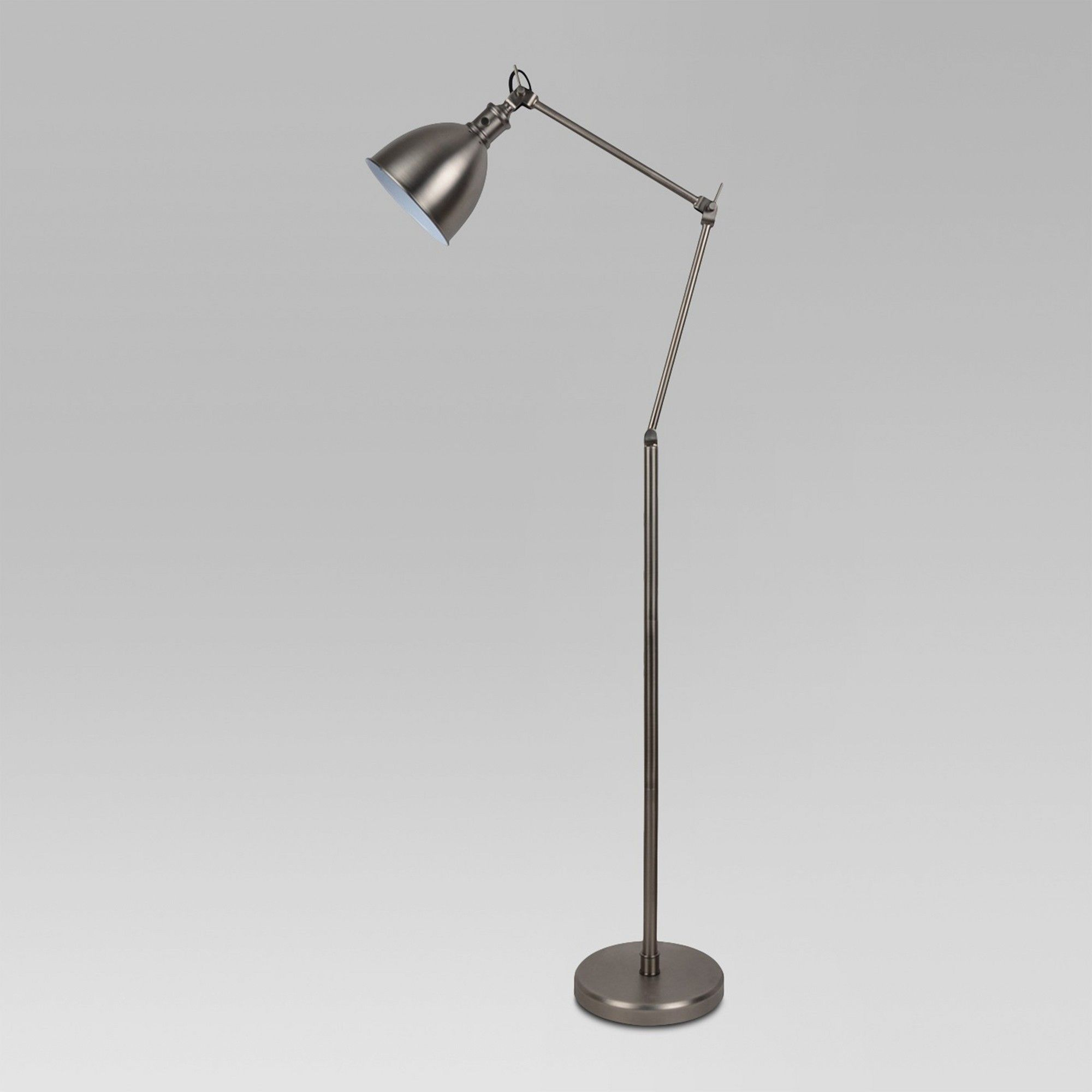 Industrial Task Floor Lamp Pewter Includes Energy Efficient within sizing 2000 X 2000
