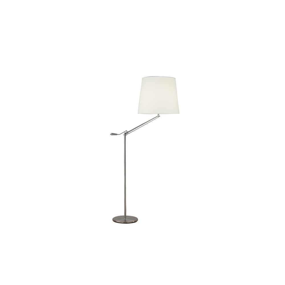 Inf4946 Infusion Swivel Arm Floor Lamp In Satin Chrome intended for size 1000 X 1000