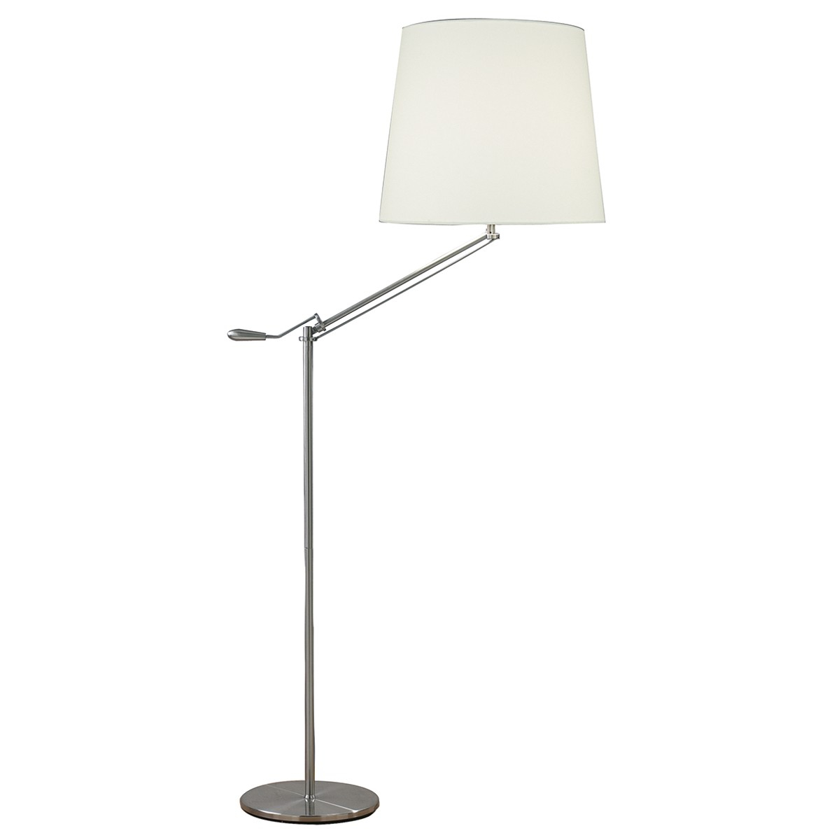 Infusion Satin Chrome Floor Lamp With Shade inside sizing 1199 X 1200