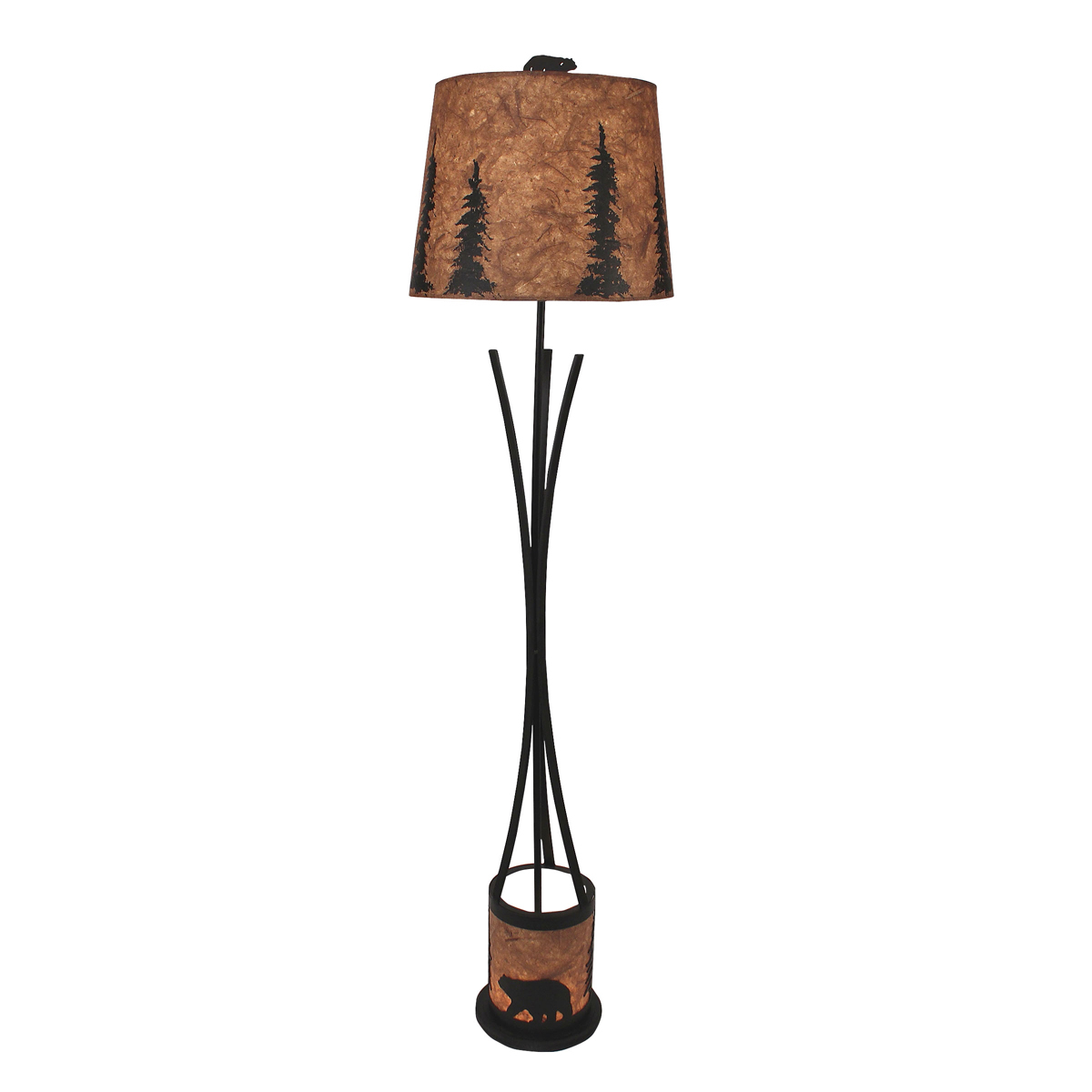 Iron Bar Floor Lamp With Bear Nightlight Scene with regard to size 1200 X 1200