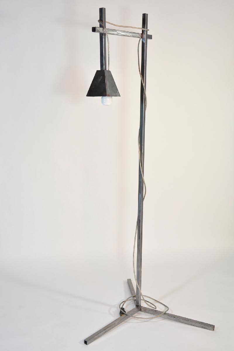 Iron Floor Lamp Industrial in proportions 800 X 1200