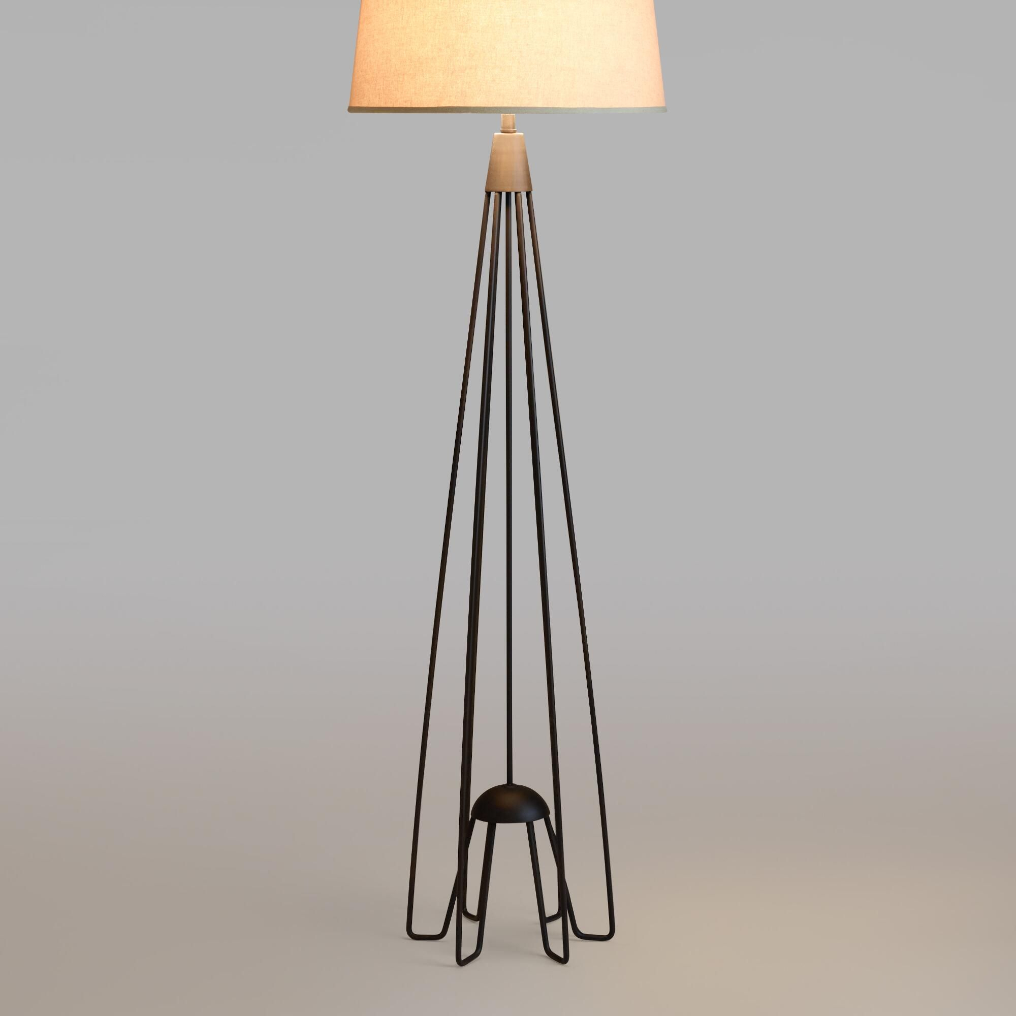 Iron Hairpin Kent Floor Lamp Base World Market Products pertaining to proportions 2000 X 2000