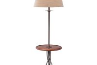 Iron Twist Base Wood Tray Table Floor Lamp N5774 Lamps intended for proportions 1000 X 1000