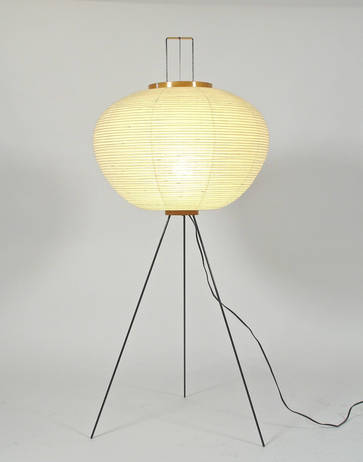 Isamu Noguchi Tripod Floor Lamp 1960s Too Big For Our throughout sizing 1260 X 1600