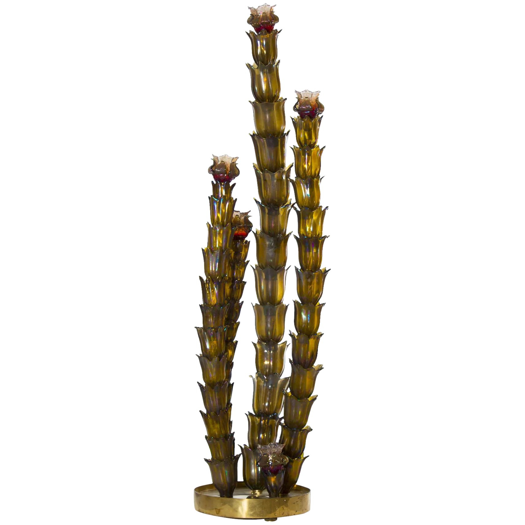 Italian Cactus Floor Lamp In The Style Of Napoleone Martinuzzi Around 1950s intended for sizing 1712 X 1712