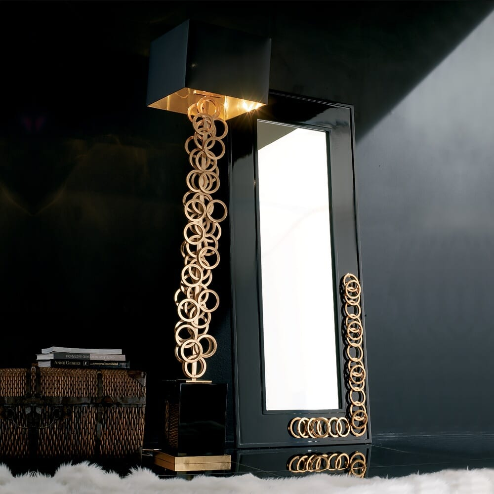 Italian High End Contemporary Gold Floor Lamp with regard to sizing 1000 X 1000