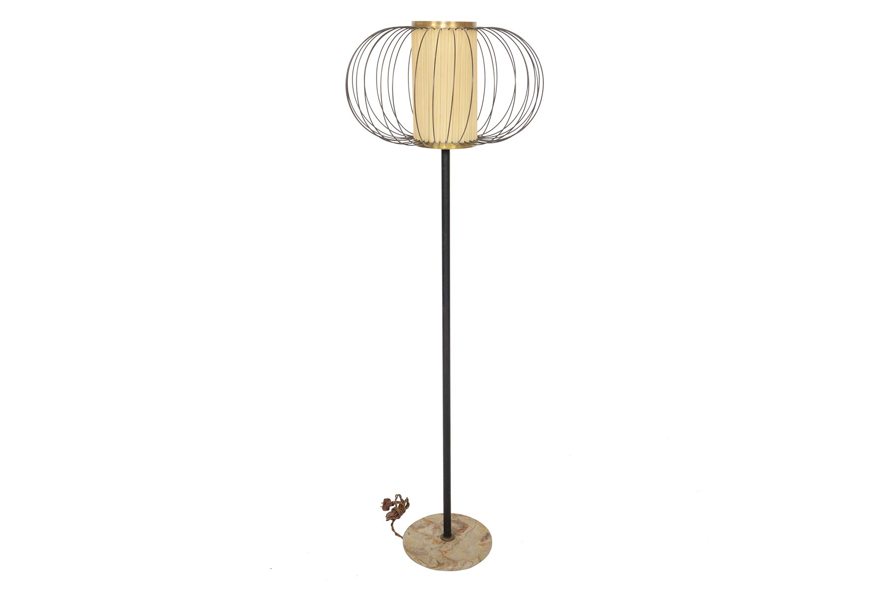 Italian Modern Wire Cage Floor Lamp throughout dimensions 1800 X 1200