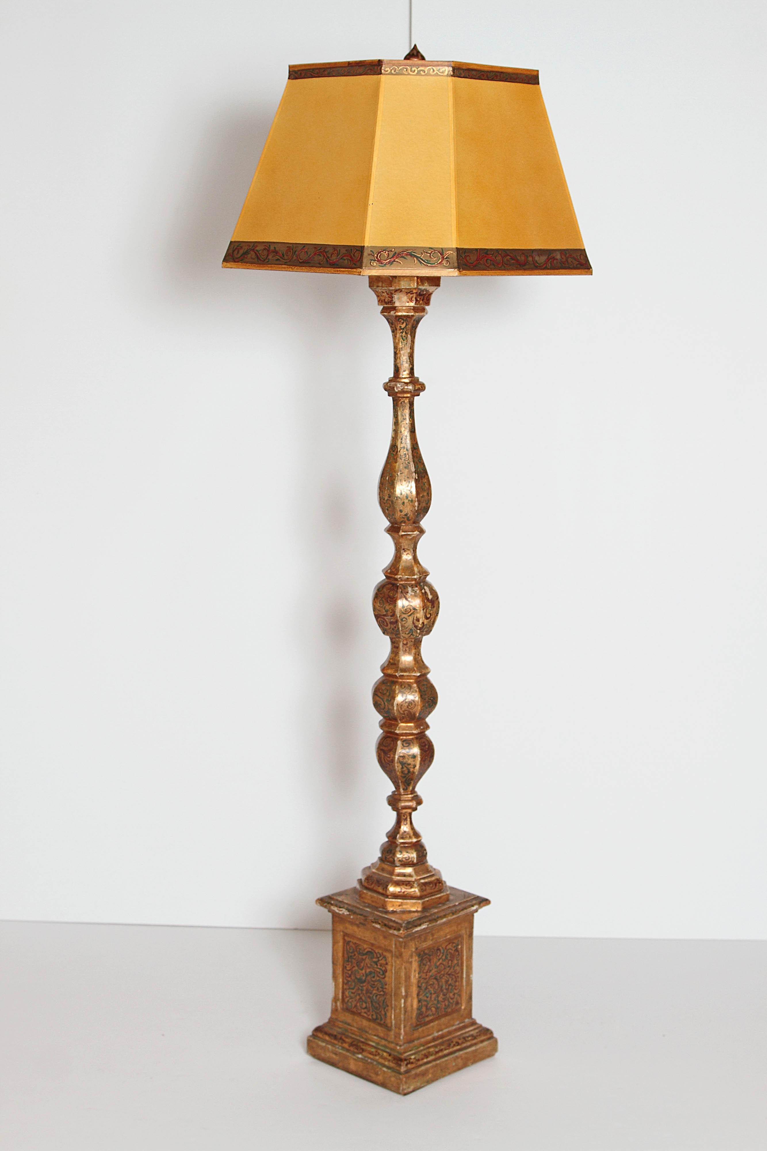 Italian Renaissance Revival Floor Lamp Bei 1stdibs inside proportions 2667 X 4000