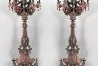 Italian Rococo Lighting Floor Lamptorch Re Stripped inside proportions 1059 X 1120