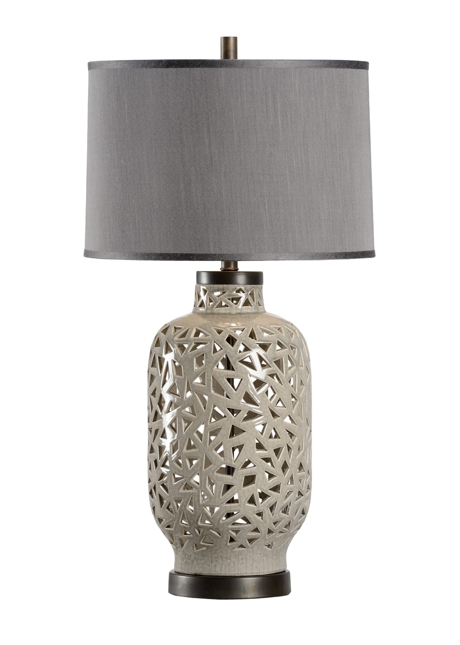 Jakarta Gray Ceramic Lamp Wildwood Lamps 32 in sizing 914 X 1280