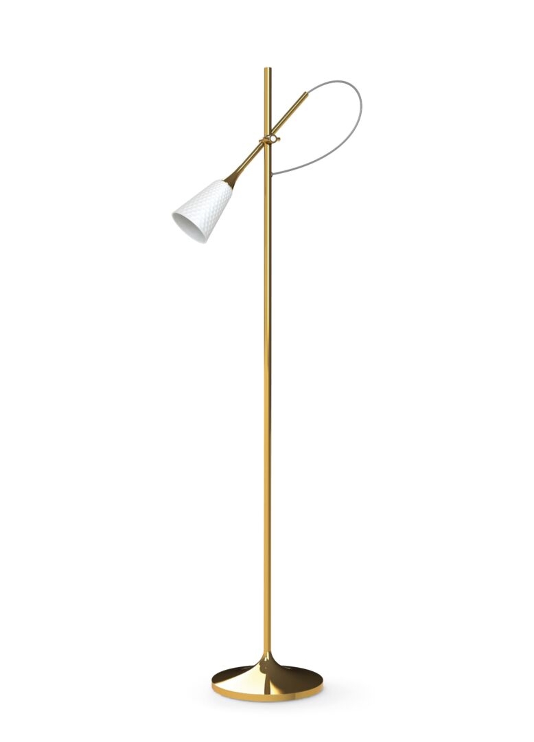 Jamz Floor Reading Lamp Gold Us with proportions 778 X 1080