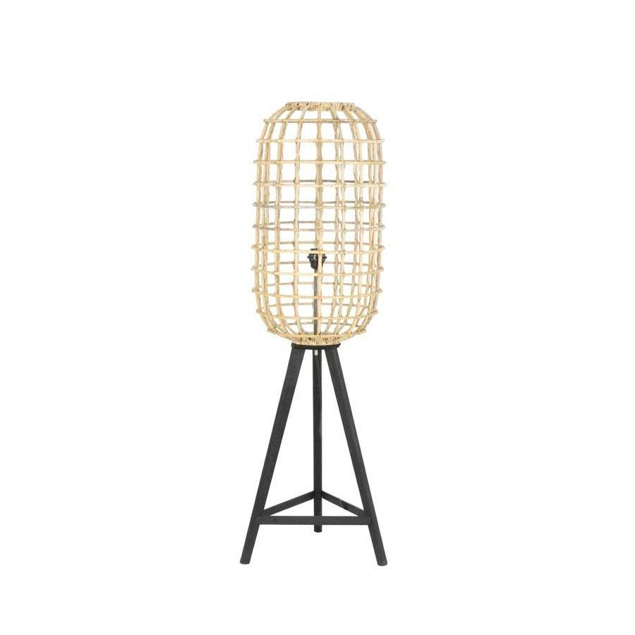 Jean Touret Iron And Wicker Floor Lamp For Marolles White for size 900 X 900