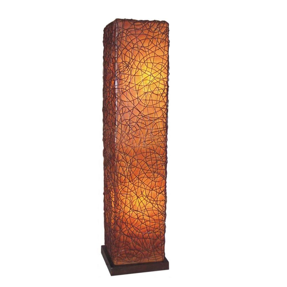 Jeffan Paris 57 In Amber Brown Square Floor Lamp With pertaining to measurements 1000 X 1000