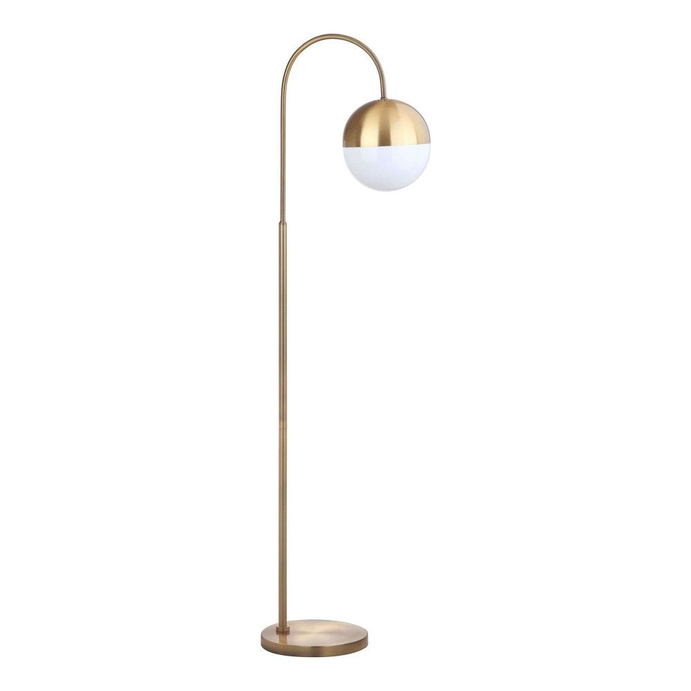 Jonas 555h Floor Lamp Brass Gold Includes Energy within measurements 1000 X 1000