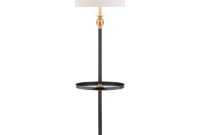 Jonathan Y Evans 61 In H Blackbrass Metal End Table Floor Lamp with size 1000 X 1000