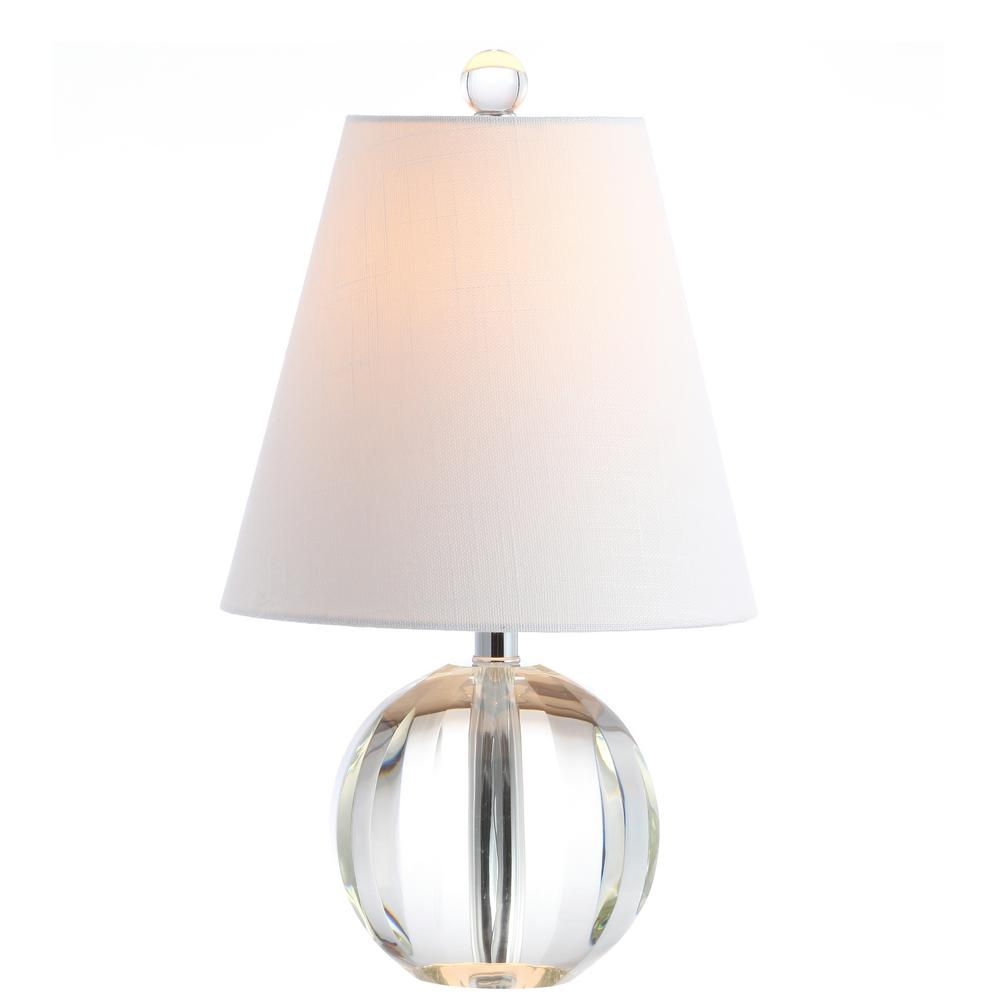 Jonathan Y Goddard 16 In Clear Crystal Ballmetal Led Table Lamp Clear with size 1000 X 1000