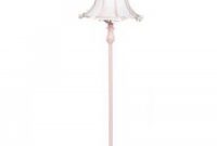 Jubilee Ridged Pink Floor Lamp With Extra Large White Ruffle for sizing 1500 X 1500