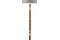 Julio Natural Oak Floor Lamp Base Base Only pertaining to proportions 1000 X 1000