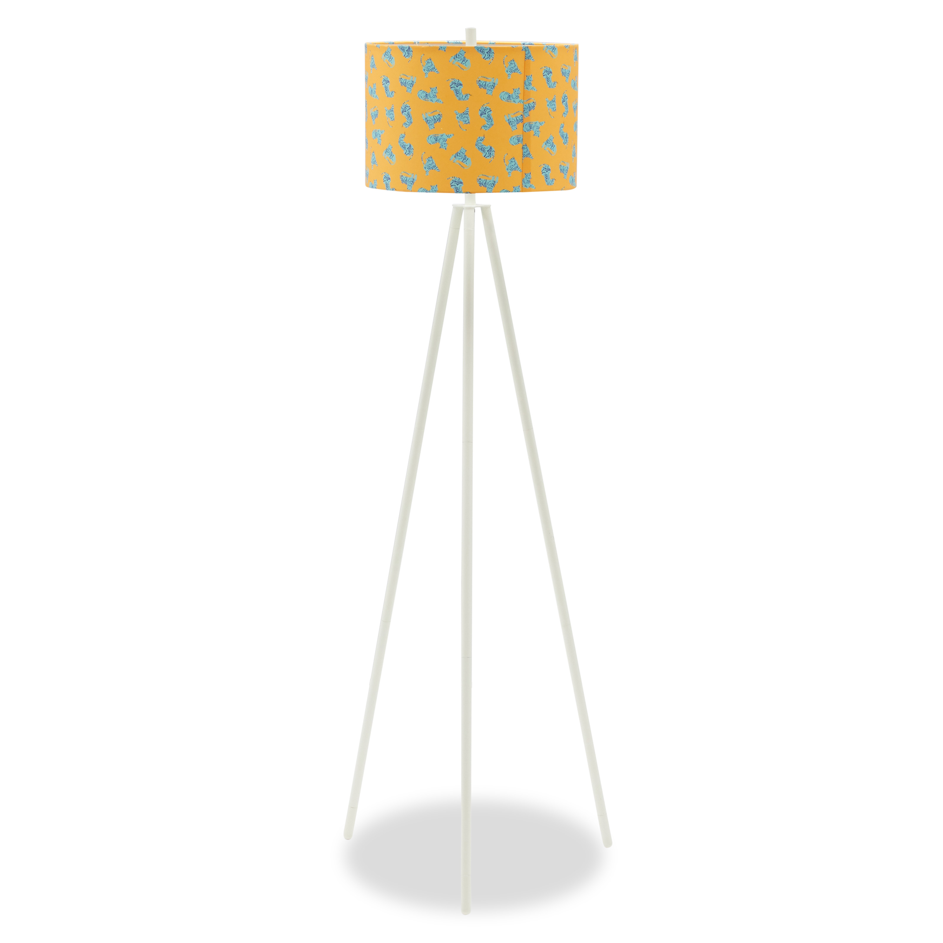 Jungle Tiger Shade With Marshmallow Tripod Floor Lamp Drew Barrymore Flower Kids Walmart throughout sizing 3200 X 3200