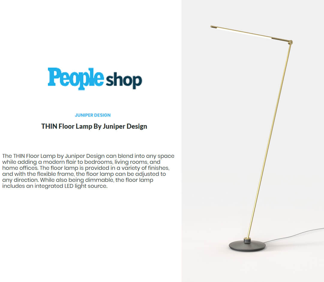 Juniper People Shops Cyber Week Deal Thin Floor Lamp with proportions 1080 X 940