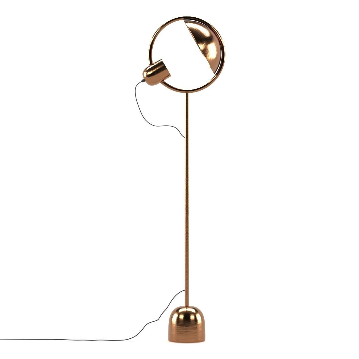 Kare Floor Lamp Reflector Brass 3d Model within sizing 1200 X 1200