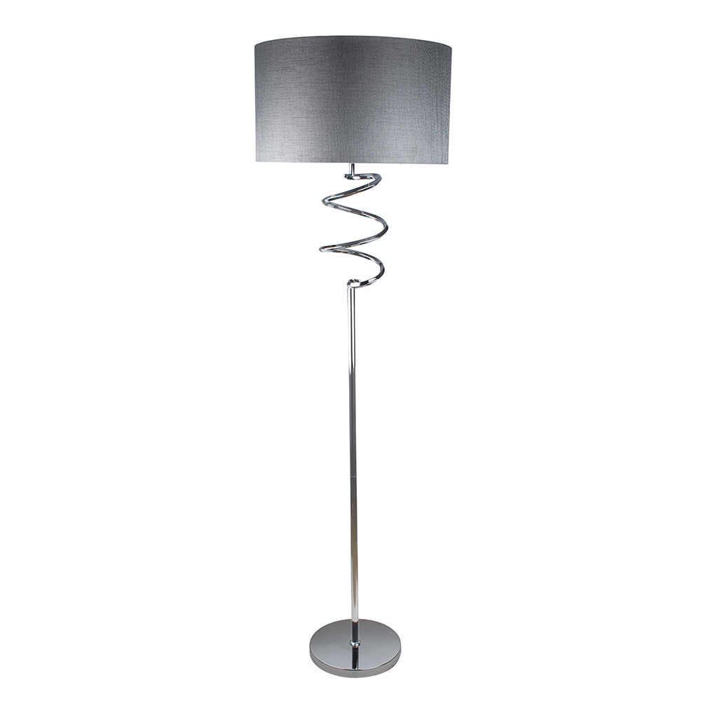 Kasi 158cm Floor Lamp Polished Chrome regarding proportions 1000 X 1000