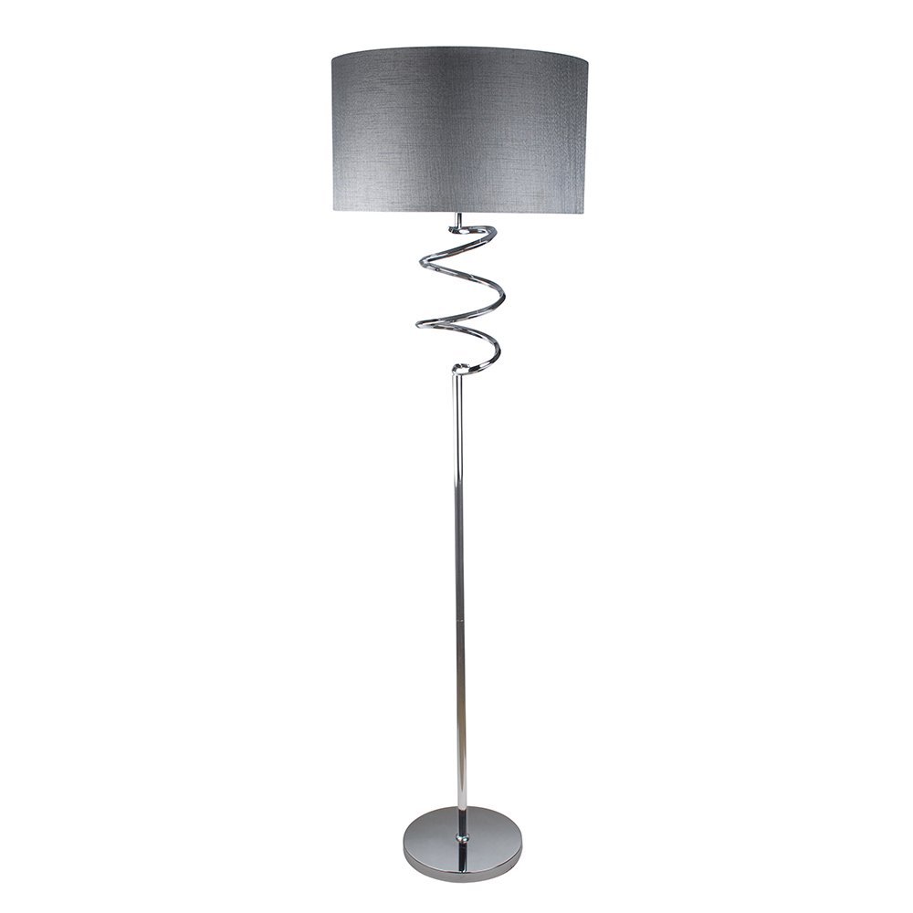Kasi 158cm Floor Lamp Polished Chrome throughout proportions 1000 X 1000