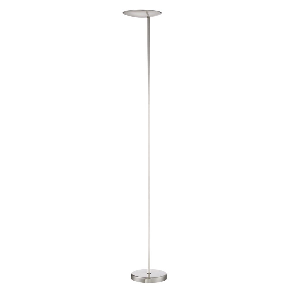 Kendal Tc4096 Sn Ivvo Satin Nickel Floor Lamp within proportions 1000 X 1000