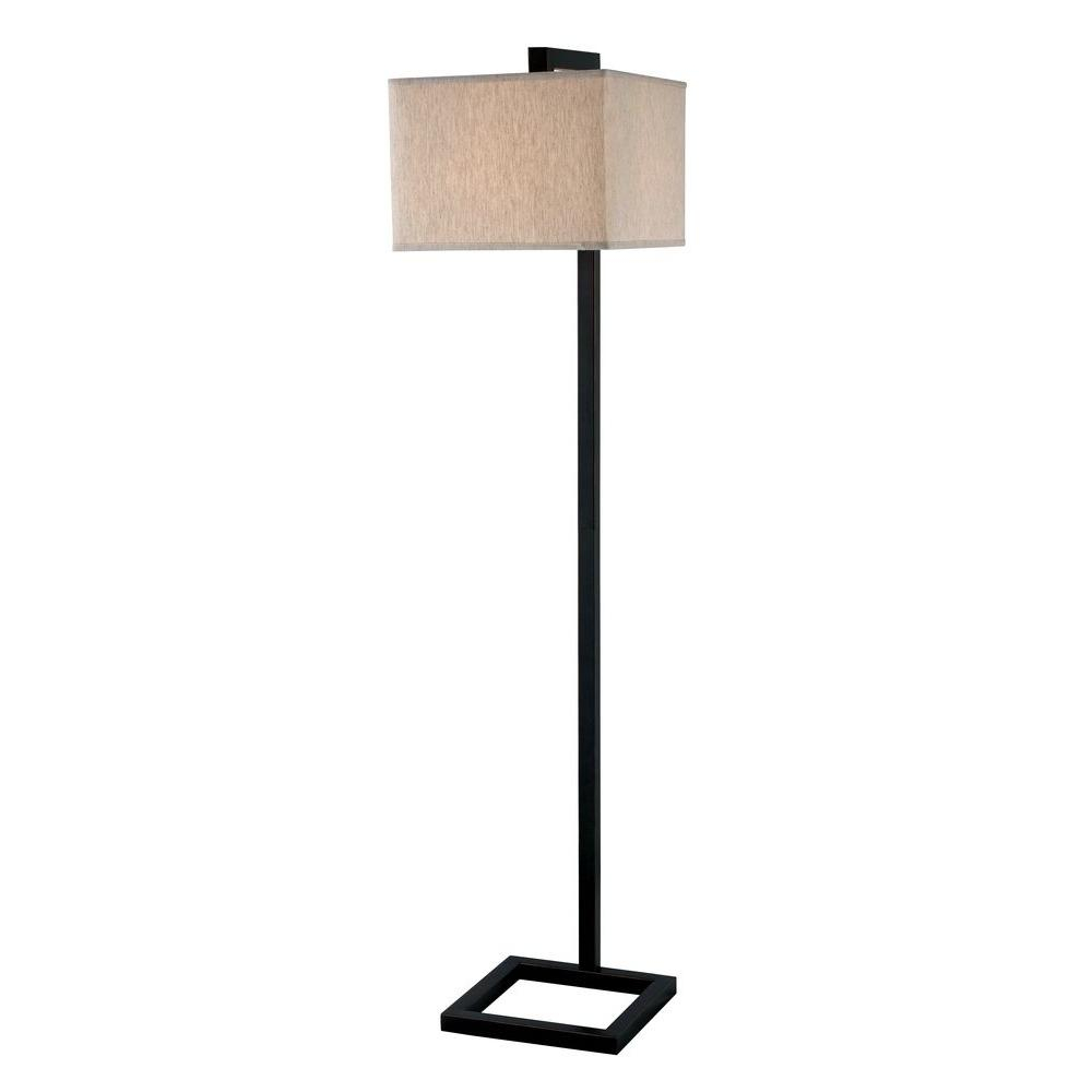 Kenroy Home 4 Square 1 Light 64 In Oil Rubbed Bronze Floor Lamp within proportions 1000 X 1000