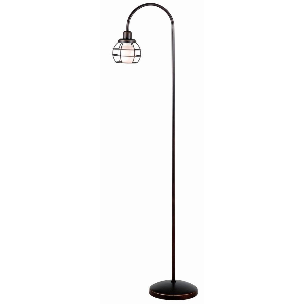 Kenroy Home 59 In Bronze Caged Floor Lamp with regard to sizing 1000 X 1000