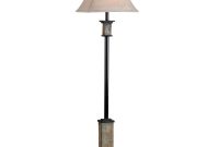 Kenroy Home Bennington 62 In Natural Slate Floor Lamp intended for sizing 1000 X 1000