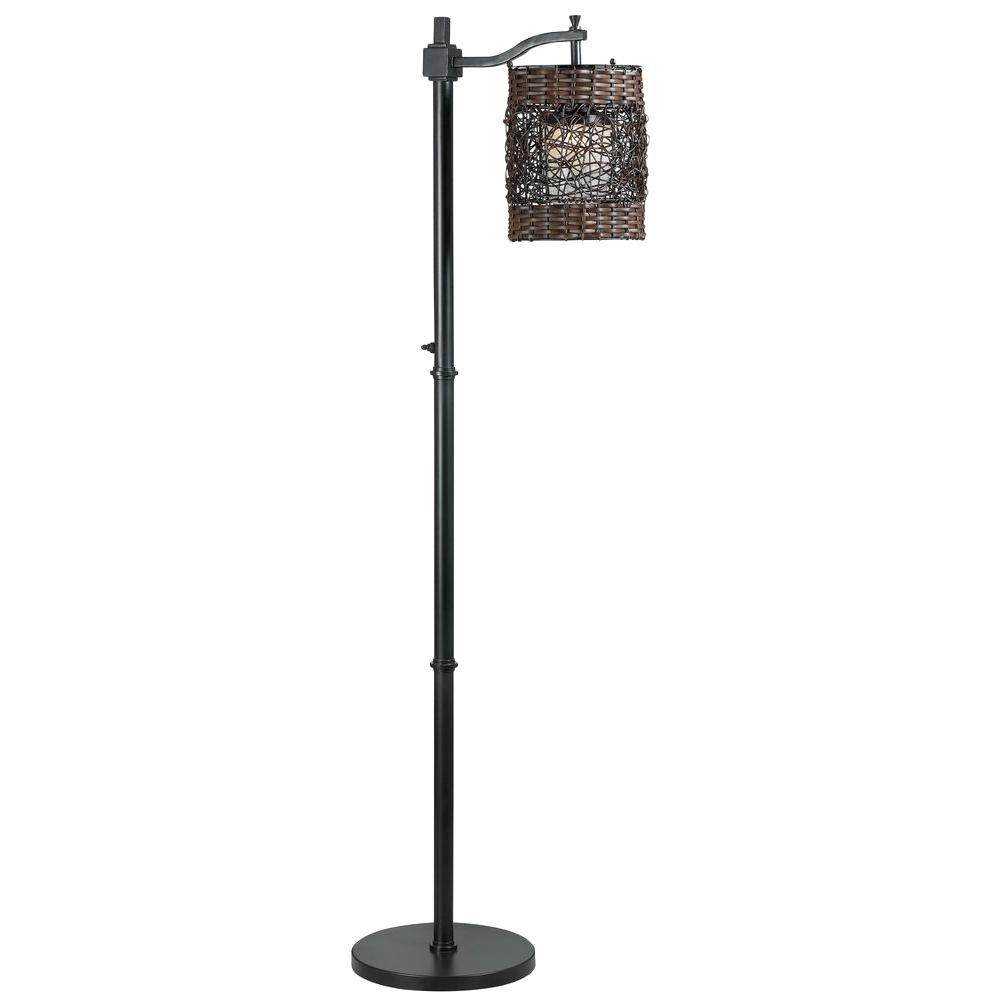 Kenroy Home Brent 60 In Oil Rubbed Bronze Outdoor Floor Lamp intended for dimensions 1000 X 1000