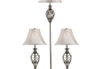 Kenroy Home Cerise 27 In Silver 2 Table And 1 Floor Lamp Set within dimensions 1000 X 1000