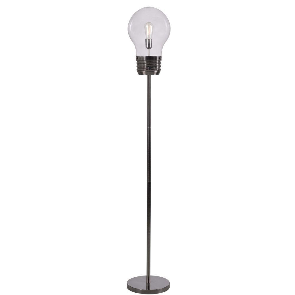 Kenroy Home Edison 72 In Antique Brass Floor Lamp for size 1000 X 1000
