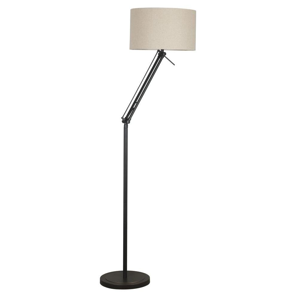 Kenroy Home Hydra 51 63 In Oil Rubbed Bronze Adjustable Floor Lamp in size 1000 X 1000