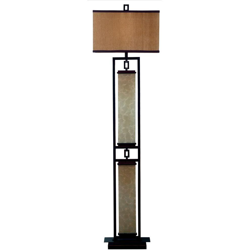 Kenroy Home Plateau 61 In Oil Rubbed Bronze Floor Lamp inside size 1000 X 1000