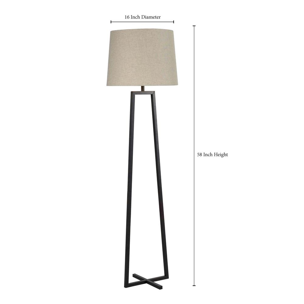 Kenroy Home Ranger 58 In Oil Rubbed Bronze Floor Lamp with regard to proportions 1000 X 1000