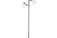 Kenroy Home Roarke 65 In Brushed Steel Floor Lamp in dimensions 1000 X 1000