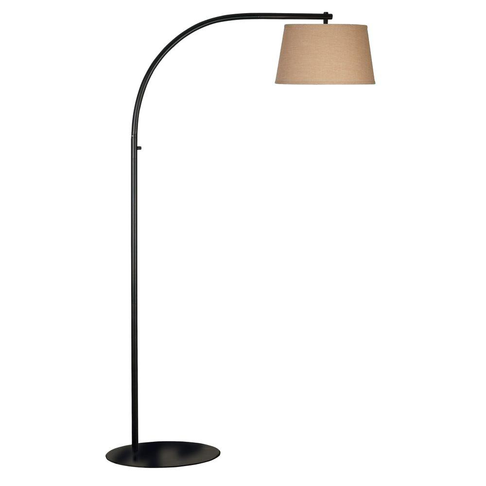 Kenroy Home Sweep 69 In Oil Rubbed Bronze Floor Lamp with dimensions 1000 X 1000