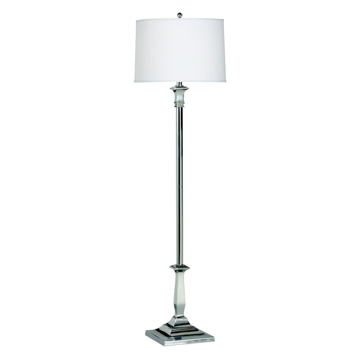 Kichler Lighting 74238 Tristan Floor Lamp Polished Nickel pertaining to proportions 1200 X 1200