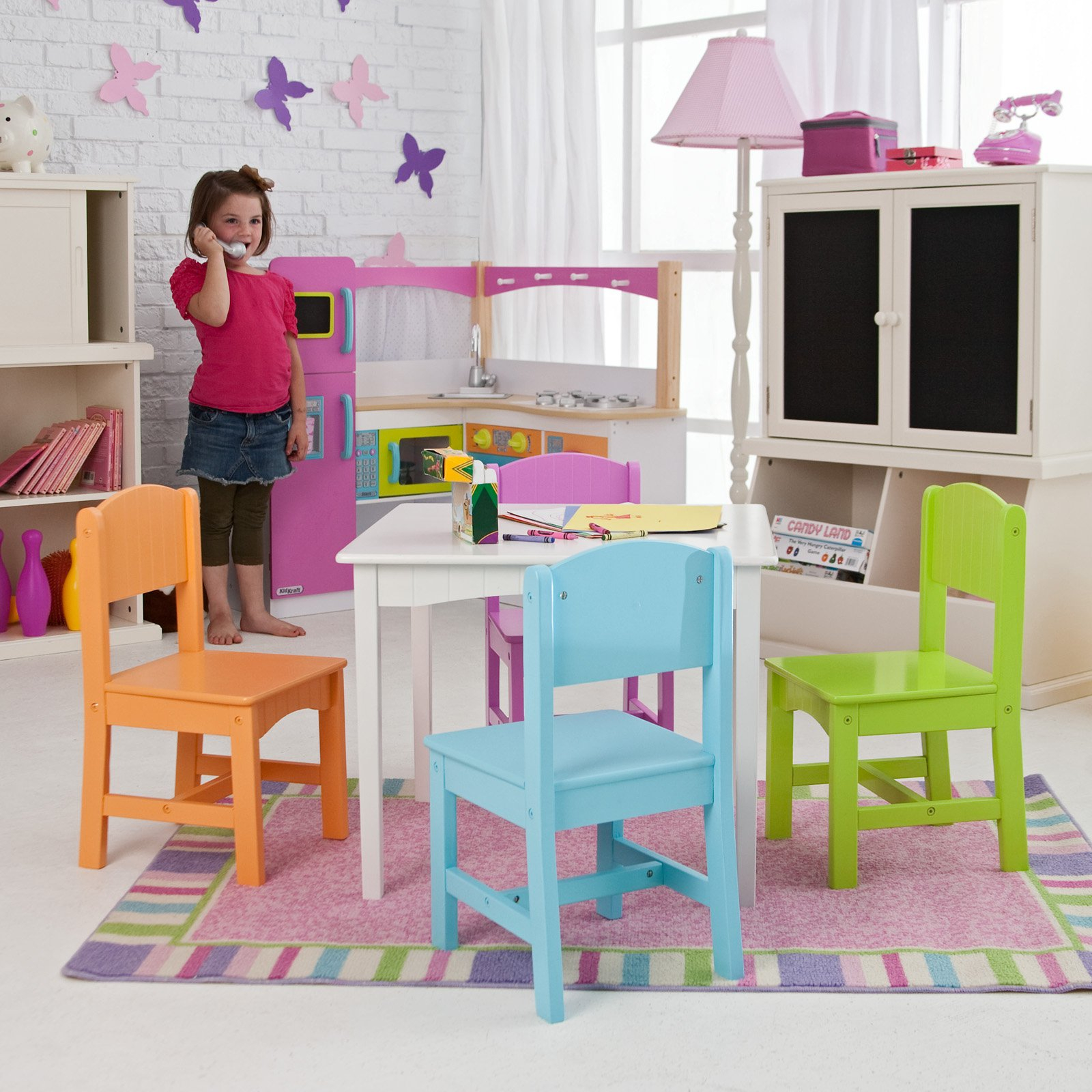 Kidkraft Nantucket Big N Bright Table And Chair Set In 2019 with regard to dimensions 1600 X 1600