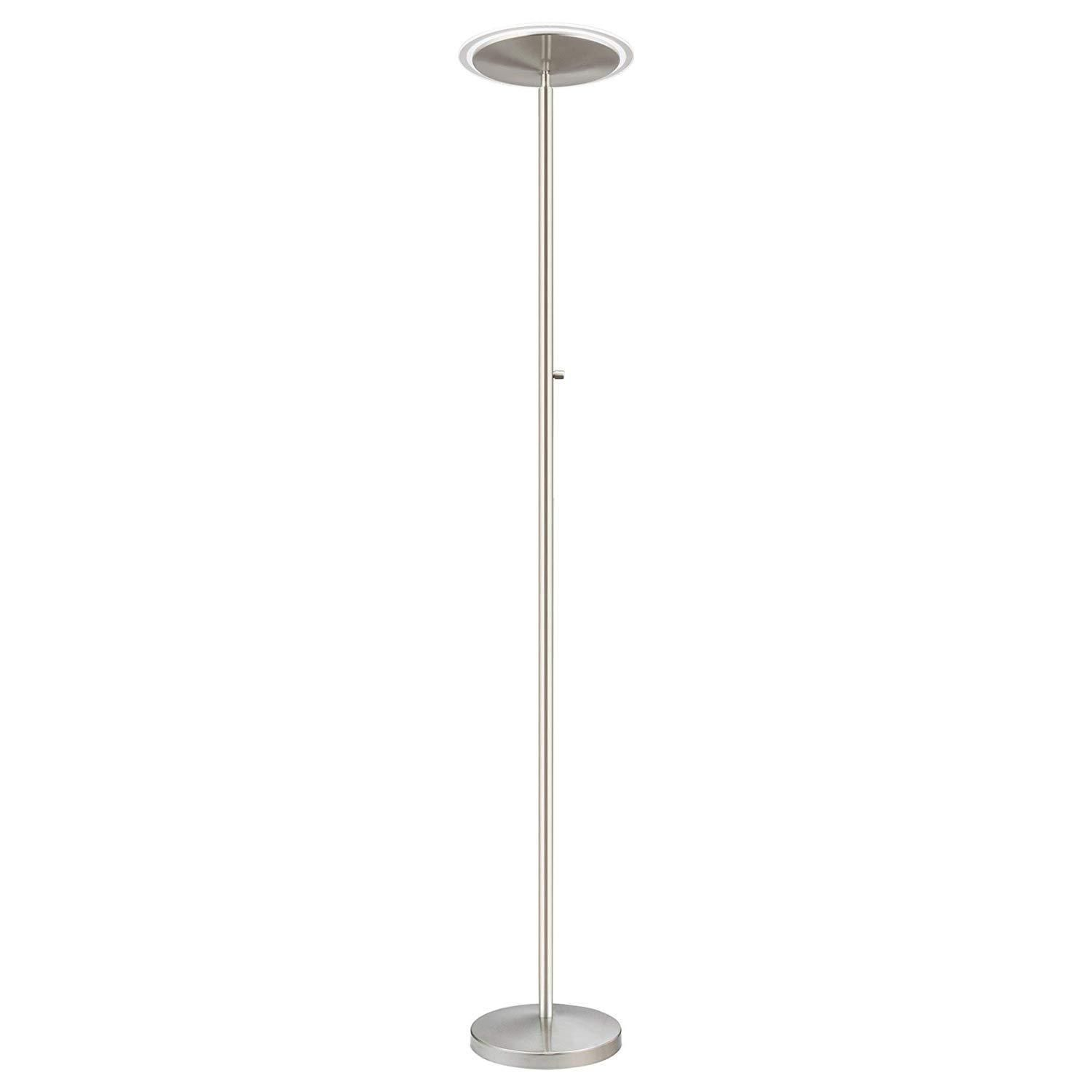 Kira Home Horizon 70 Modern Led Torchiere Floor Lamp 36w regarding proportions 1500 X 1500