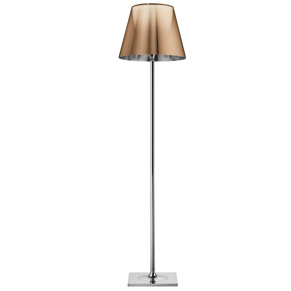 Ktribe F Floor Lamp With Dimmer Aliminized Bronze F2 regarding sizing 1000 X 1000