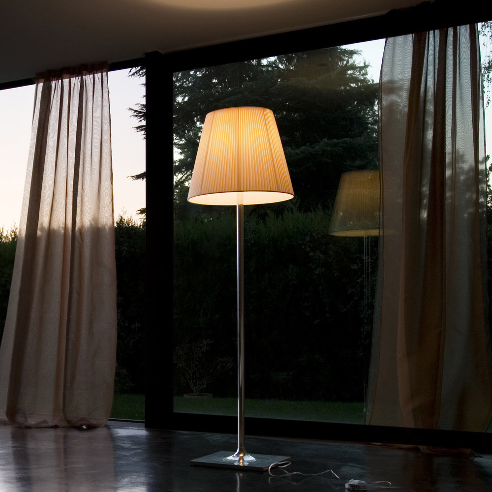 Ktribe F Floor Lamp With Dimmer Fabric F3 throughout measurements 1000 X 1000