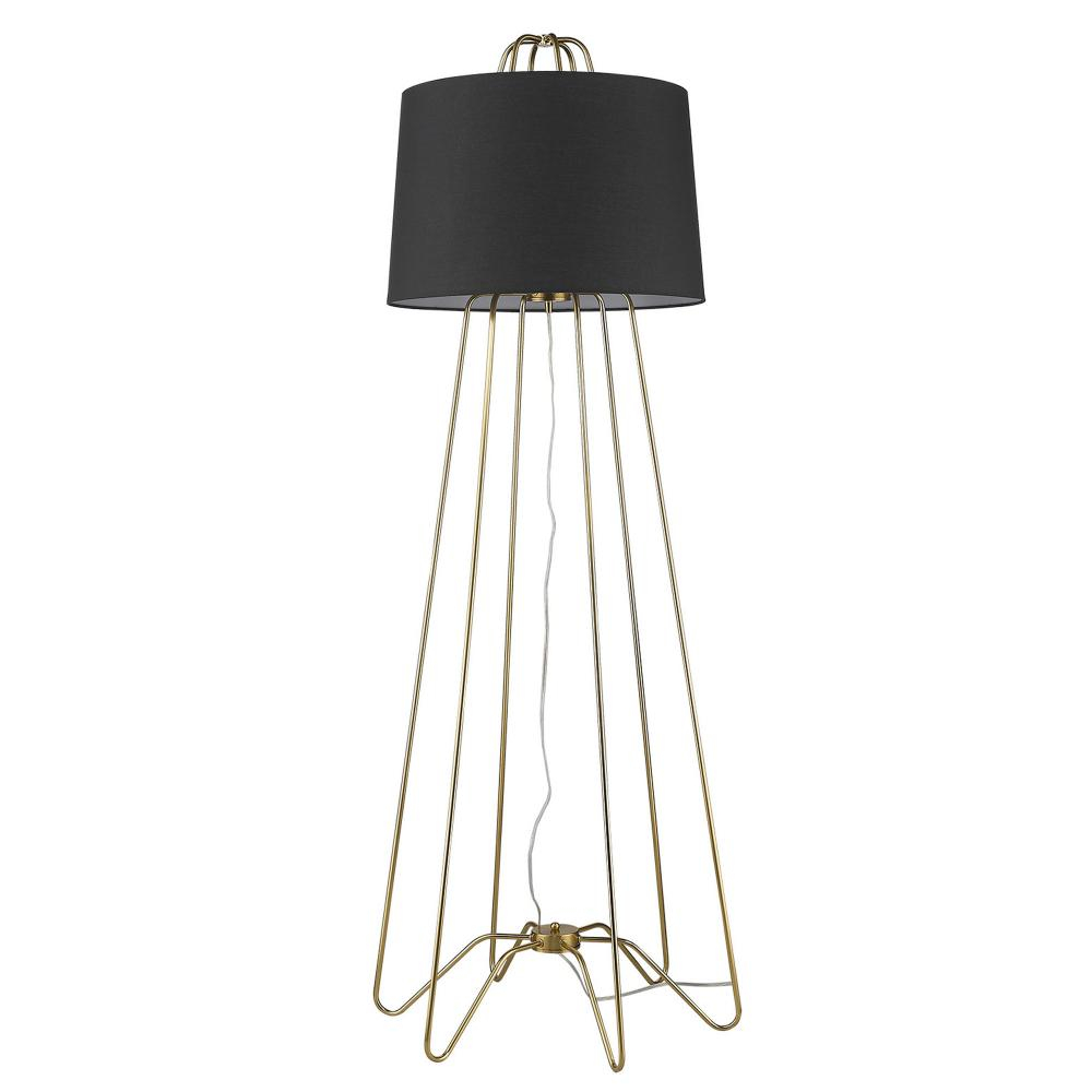 Lamia 1 Light Gold Floor Lamp 27qx9 Amc Lighting And Decor for size 1000 X 1000