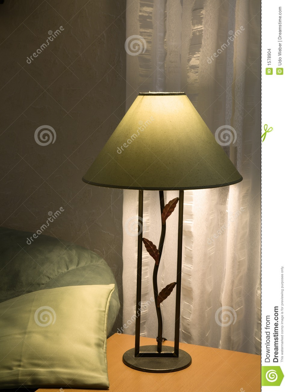 Lamp And Sofa 2 Stock Photo Image Of Green Home Quiet with regard to size 957 X 1300