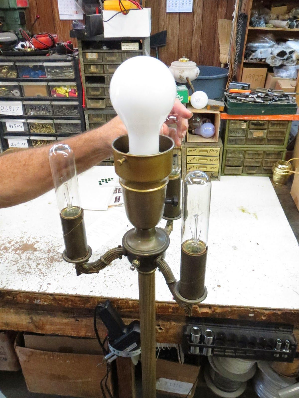 Lamp Parts And Repair Lamp Doctor Broken Antique Brass for measurements 1200 X 1600