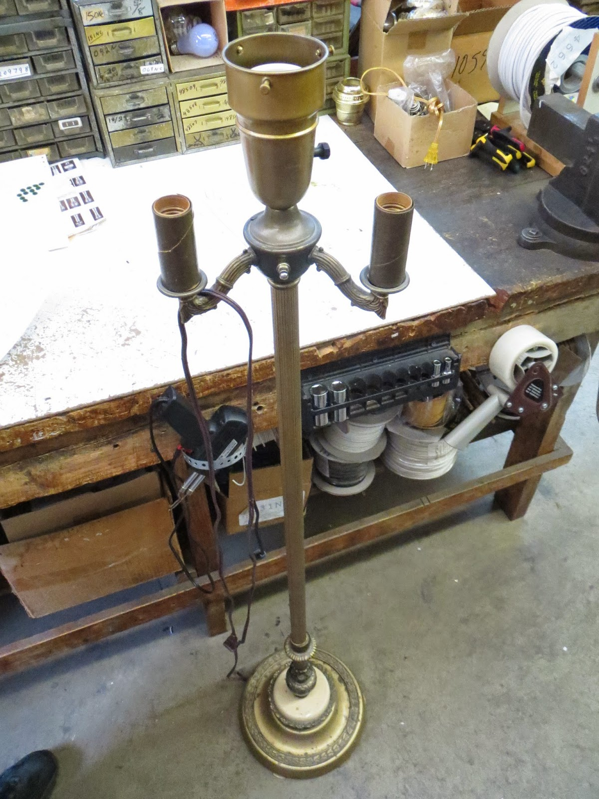 Lamp Parts And Repair Lamp Doctor Broken Antique Brass with regard to sizing 1200 X 1600