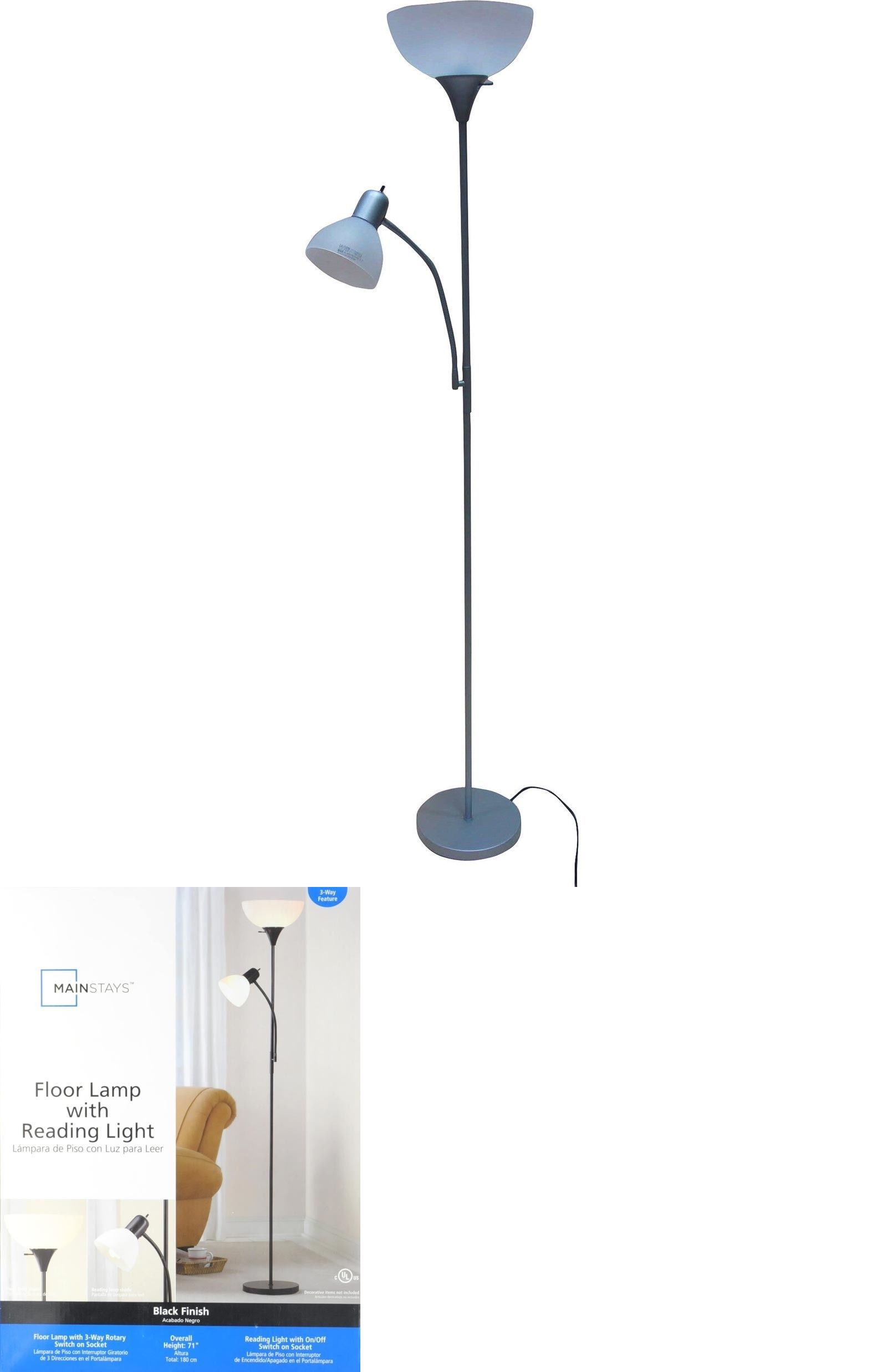 Lamps 112581 Mainstays Standing Floor Lamp Combo Living within size 1600 X 2475