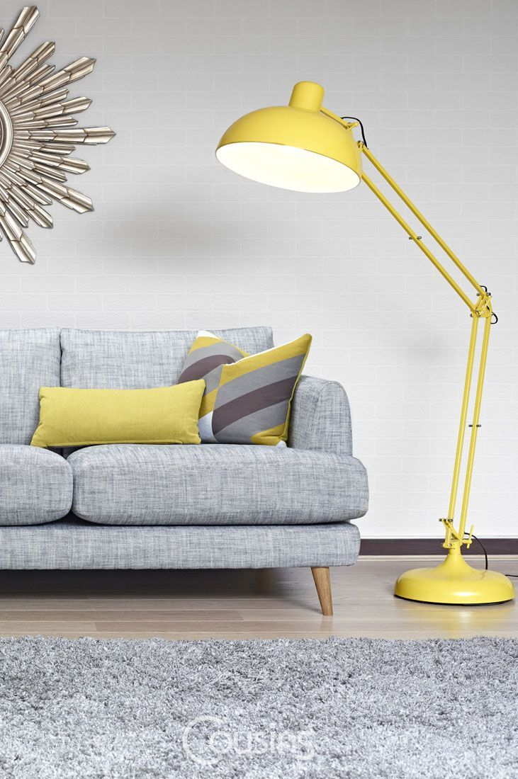 Lamps Extra Large Desk Style Floor Lamp Yellow In 2019 for dimensions 731 X 1100